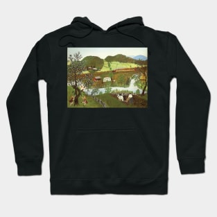 Grandma Moses Goes to the Big City Hoodie